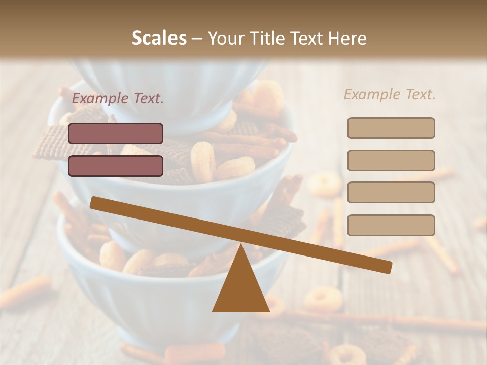 Salty Crunchy Wooden Table PowerPoint Template