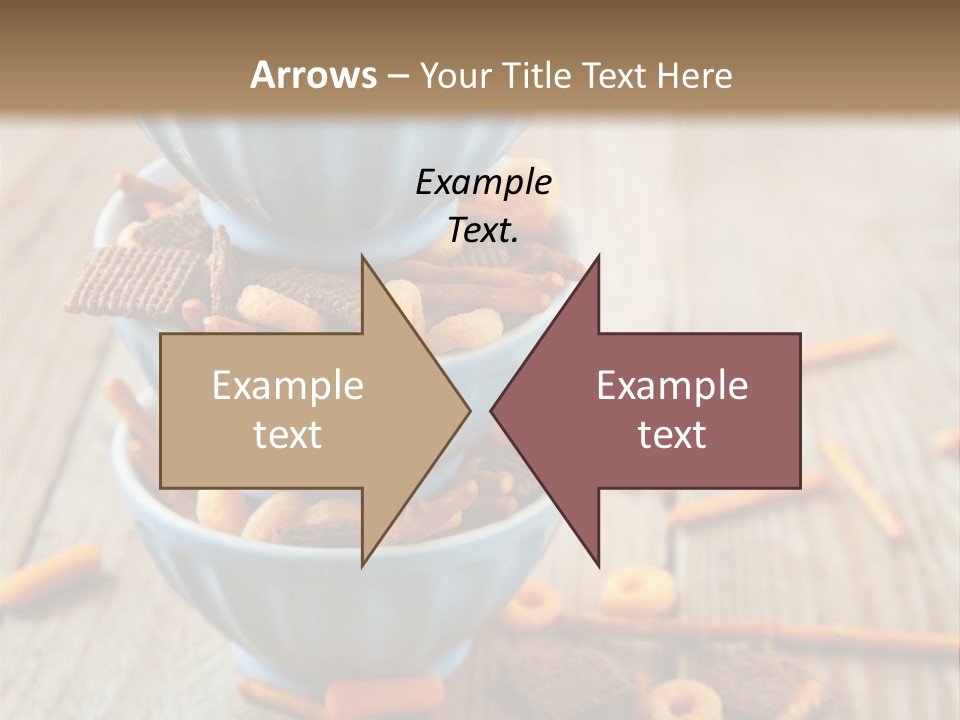 Salty Crunchy Wooden Table PowerPoint Template
