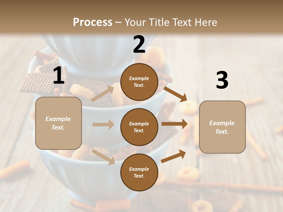 Salty Crunchy Wooden Table PowerPoint Template