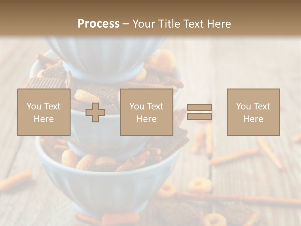 Salty Crunchy Wooden Table PowerPoint Template