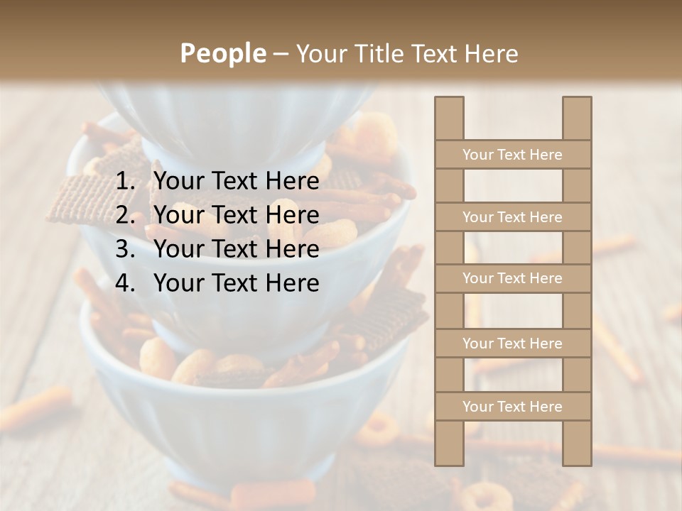 Salty Crunchy Wooden Table PowerPoint Template