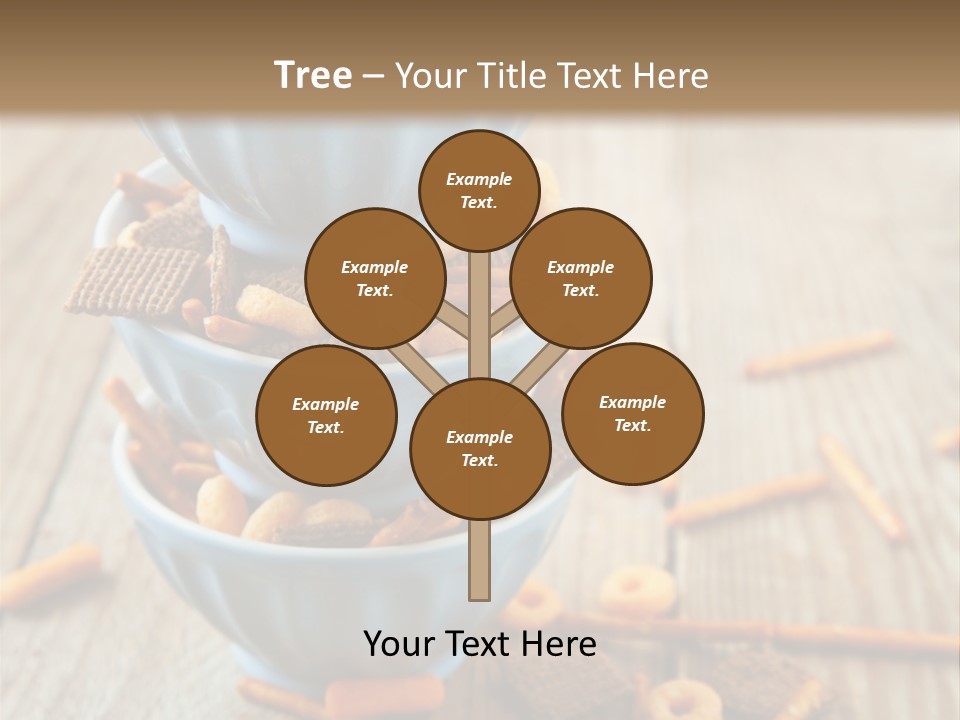 Salty Crunchy Wooden Table PowerPoint Template