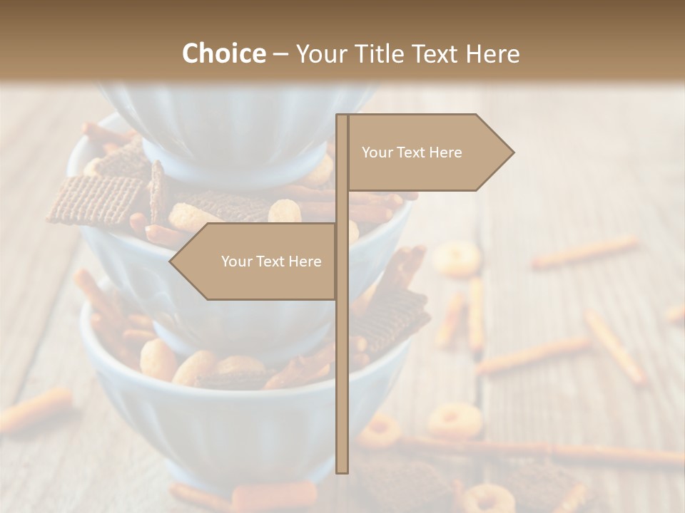Salty Crunchy Wooden Table PowerPoint Template