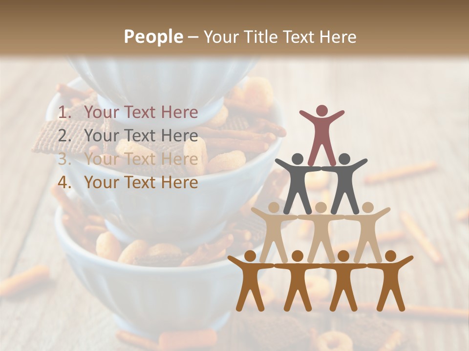 Salty Crunchy Wooden Table PowerPoint Template