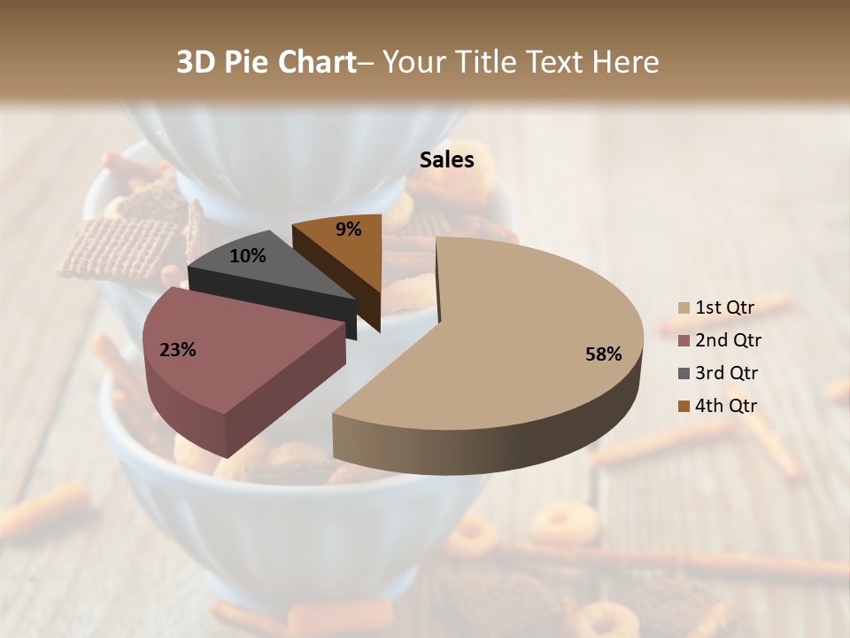 Salty Crunchy Wooden Table PowerPoint Template