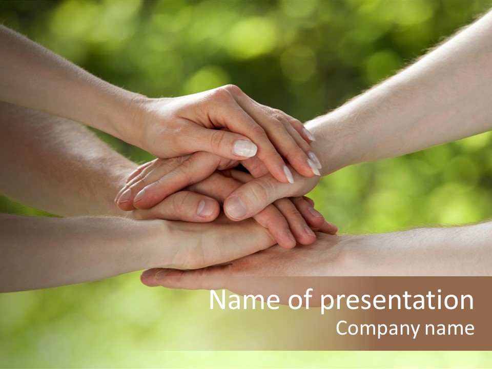 Colleague Friend Collectively PowerPoint Template