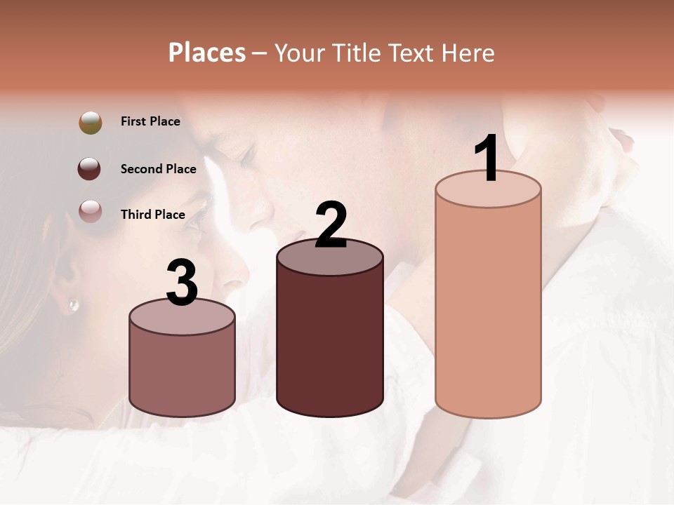 A Man And A Woman Embracing Each Other PowerPoint Template
