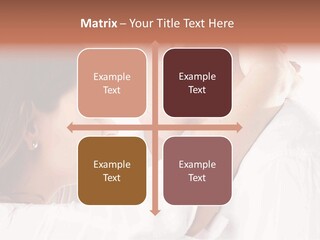 A Man And A Woman Embracing Each Other PowerPoint Template