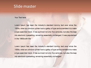 A Man And A Woman Embracing Each Other PowerPoint Template