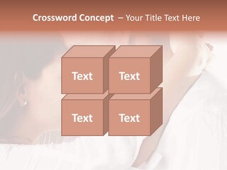 A Man And A Woman Embracing Each Other PowerPoint Template