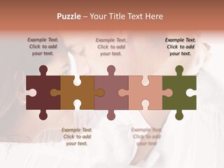 A Man And A Woman Embracing Each Other PowerPoint Template