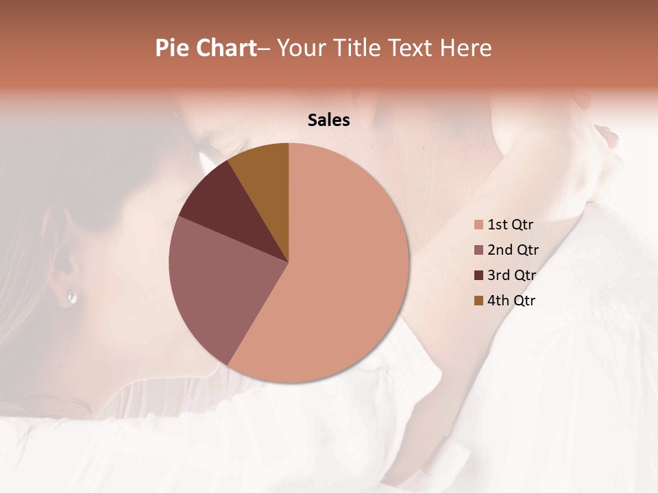 A Man And A Woman Embracing Each Other PowerPoint Template