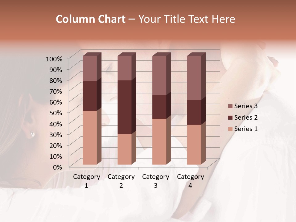 A Man And A Woman Embracing Each Other PowerPoint Template