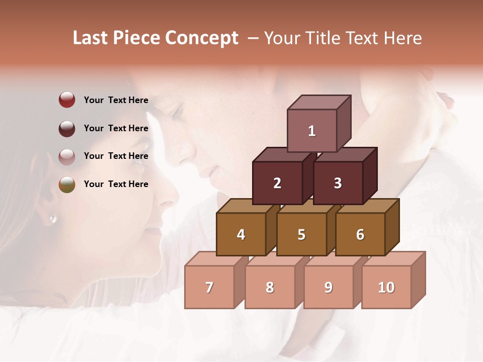 A Man And A Woman Embracing Each Other PowerPoint Template