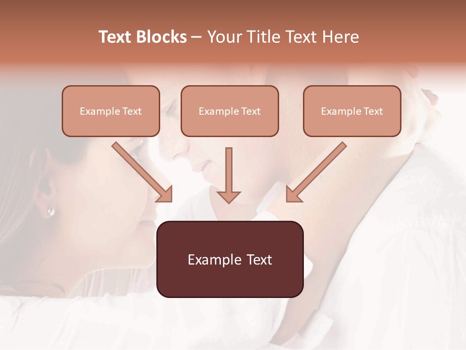 A Man And A Woman Embracing Each Other PowerPoint Template