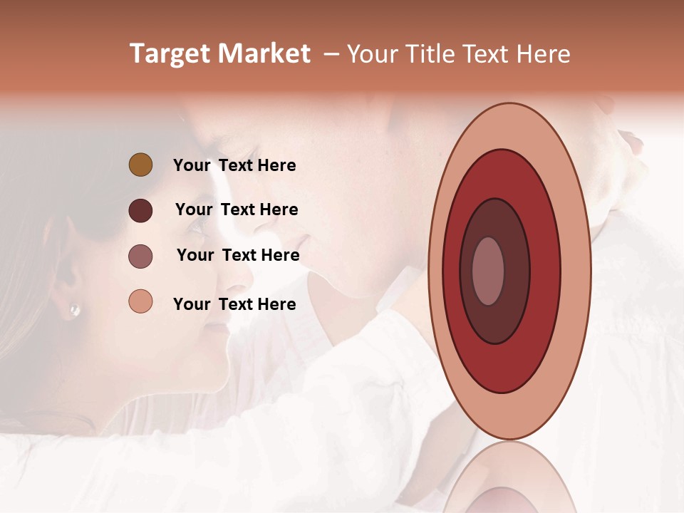 A Man And A Woman Embracing Each Other PowerPoint Template
