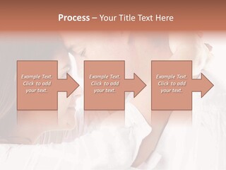 A Man And A Woman Embracing Each Other PowerPoint Template