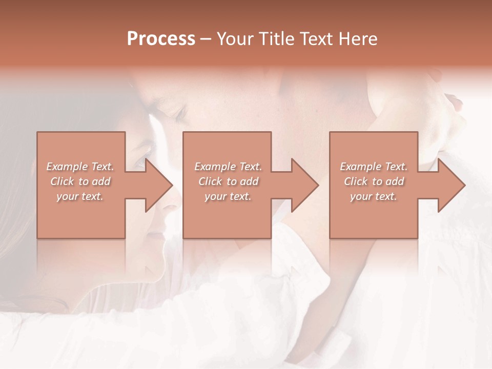 A Man And A Woman Embracing Each Other PowerPoint Template