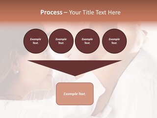 A Man And A Woman Embracing Each Other PowerPoint Template