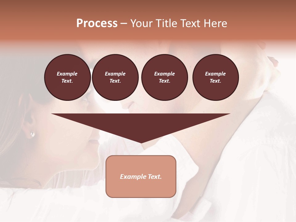 A Man And A Woman Embracing Each Other PowerPoint Template