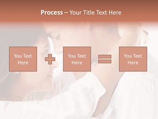A Man And A Woman Embracing Each Other PowerPoint Template