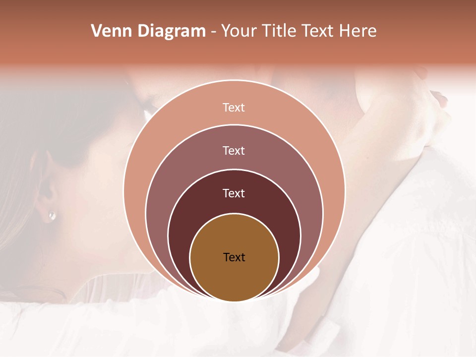 A Man And A Woman Embracing Each Other PowerPoint Template