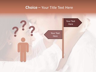 A Man And A Woman Embracing Each Other PowerPoint Template