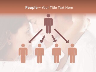 A Man And A Woman Embracing Each Other PowerPoint Template