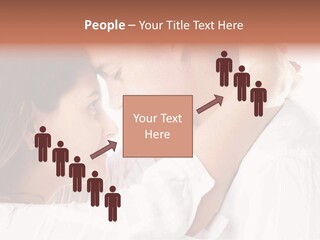 A Man And A Woman Embracing Each Other PowerPoint Template