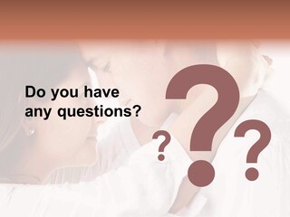 A Man And A Woman Embracing Each Other PowerPoint Template