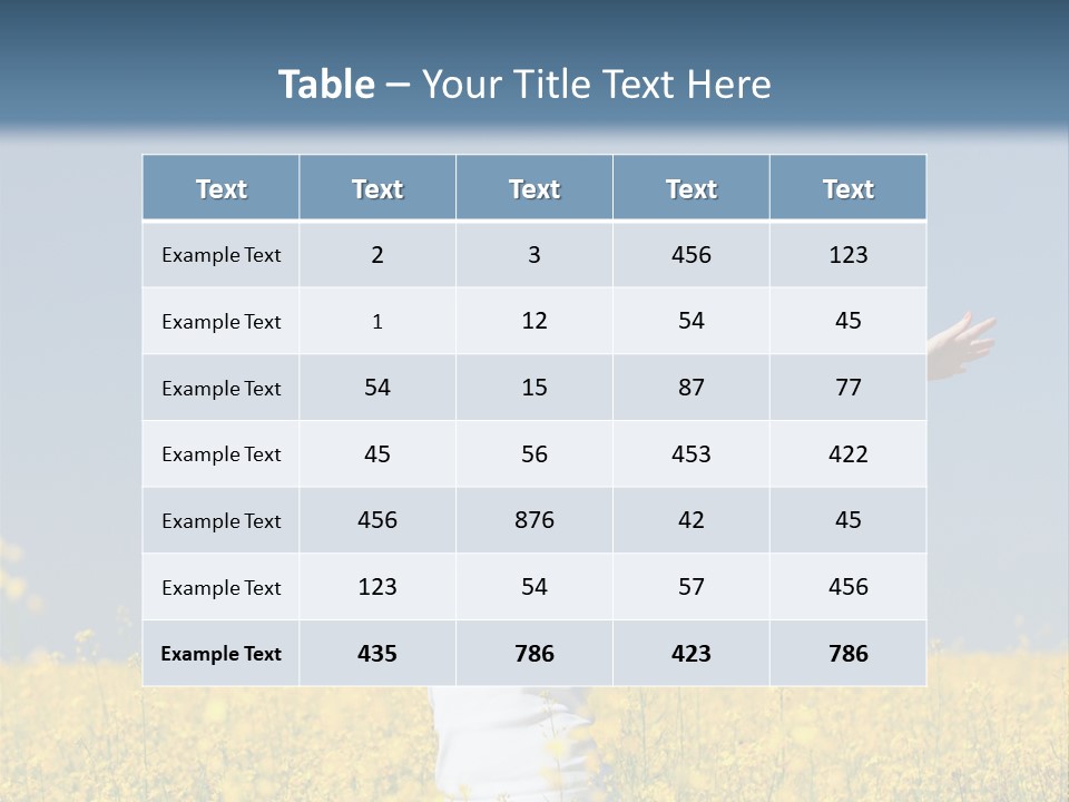 Field Cereal Season PowerPoint Template