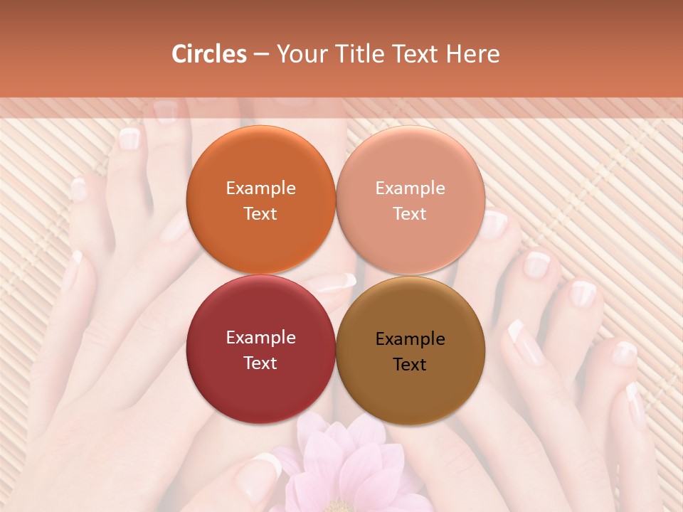 People Legs Pedicure PowerPoint Template