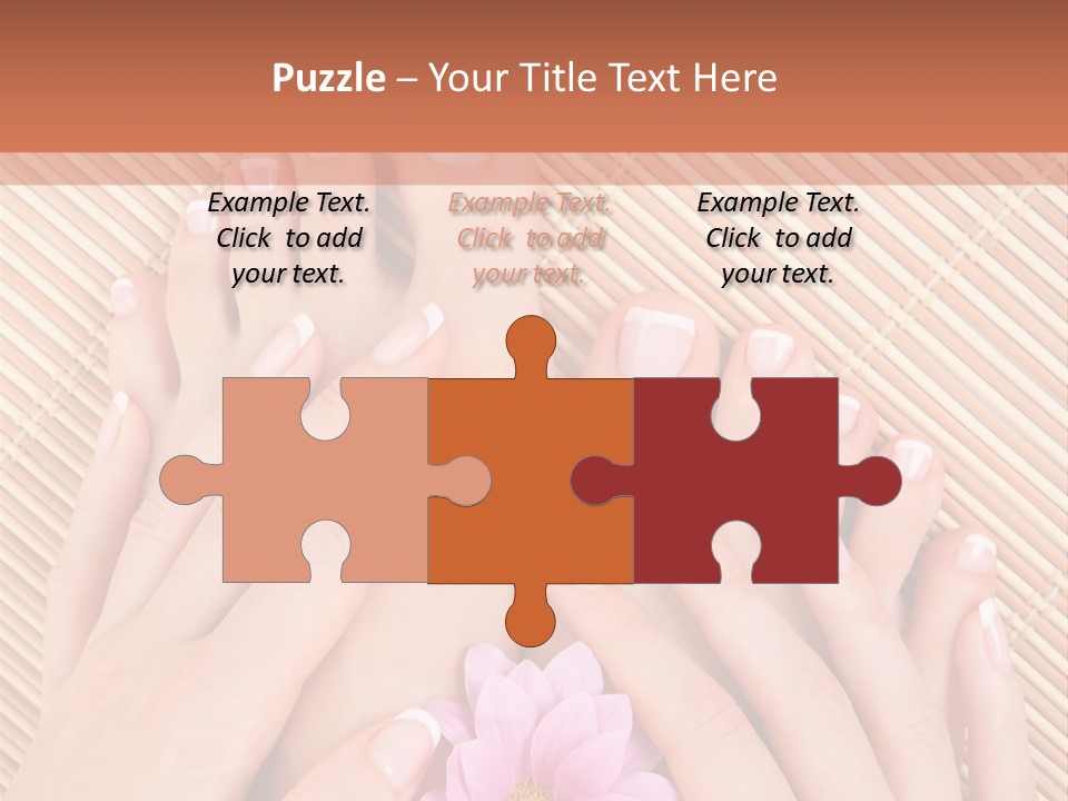 People Legs Pedicure PowerPoint Template