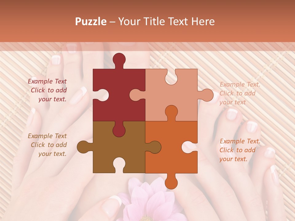 People Legs Pedicure PowerPoint Template