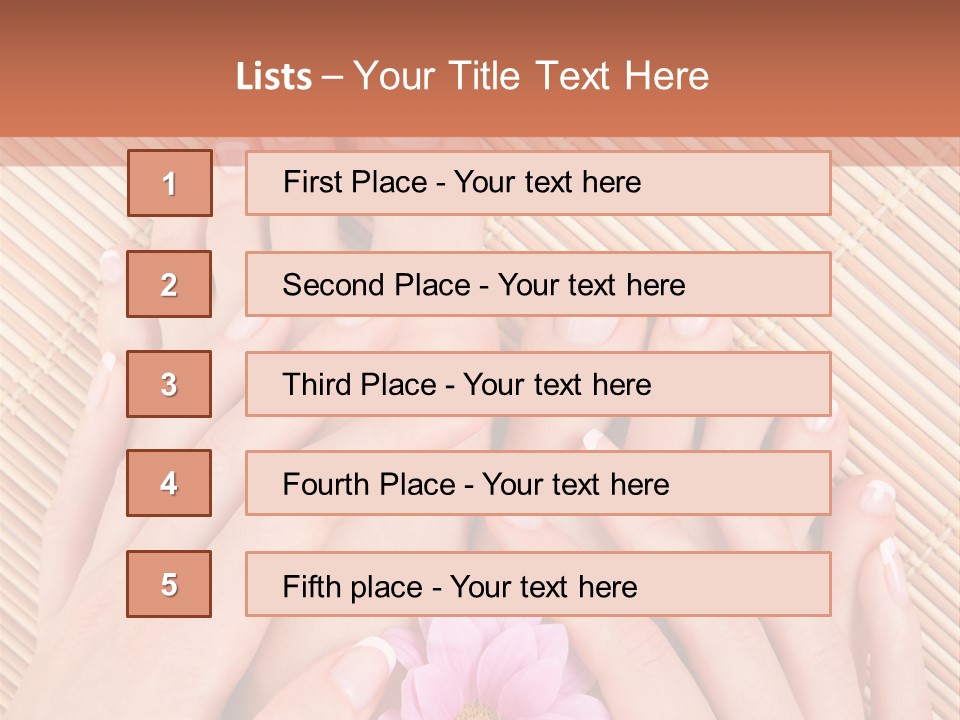 People Legs Pedicure PowerPoint Template