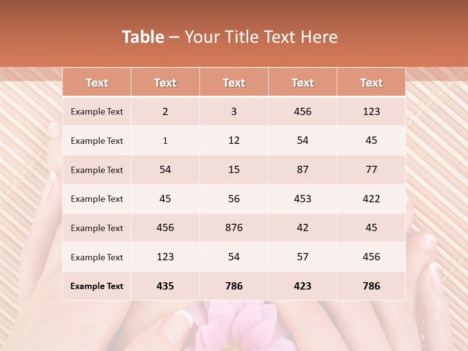 People Legs Pedicure PowerPoint Template