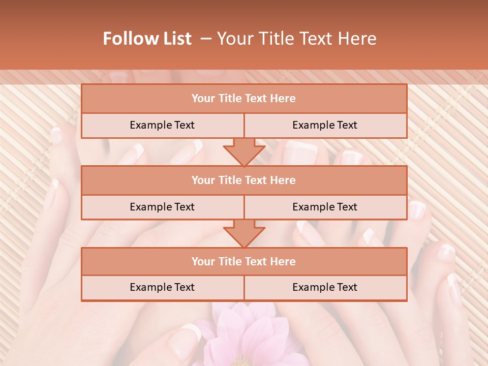 People Legs Pedicure PowerPoint Template