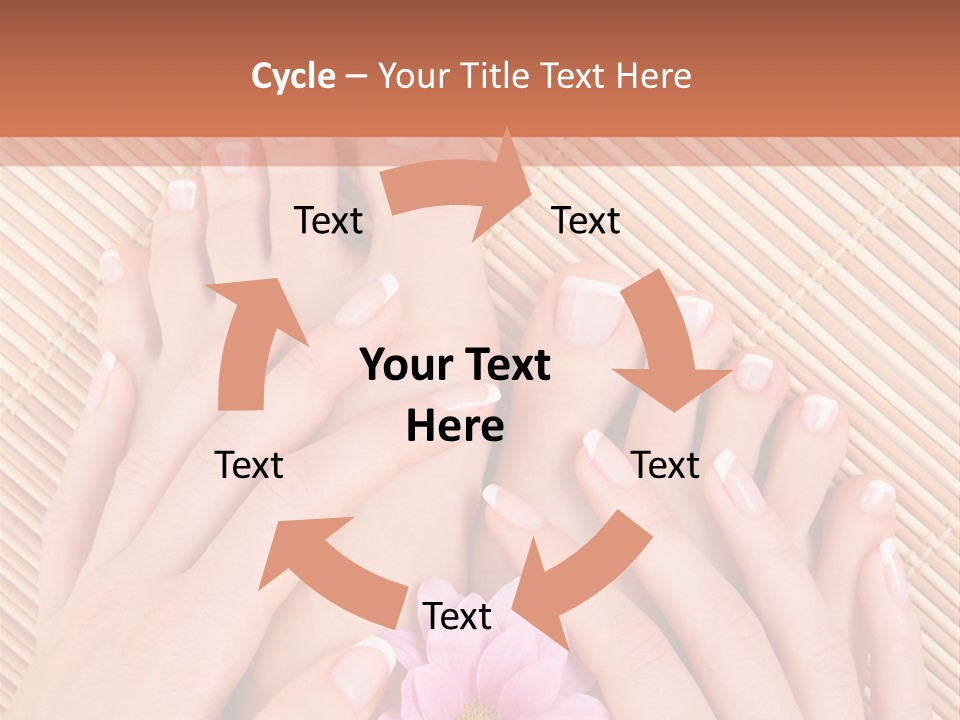 People Legs Pedicure PowerPoint Template