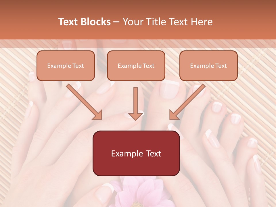 People Legs Pedicure PowerPoint Template