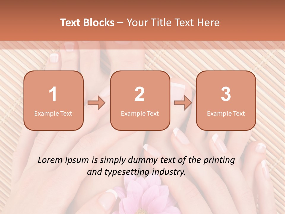 People Legs Pedicure PowerPoint Template