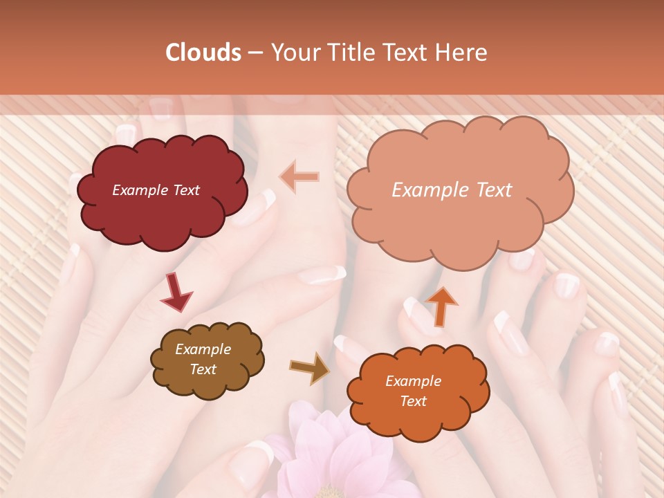 People Legs Pedicure PowerPoint Template