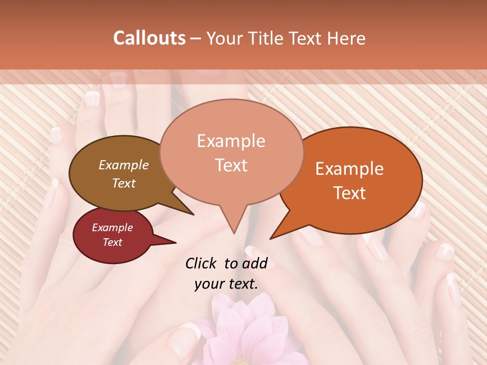 People Legs Pedicure PowerPoint Template