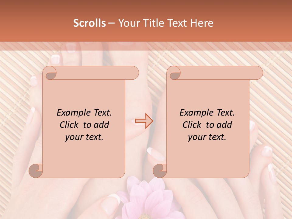 People Legs Pedicure PowerPoint Template