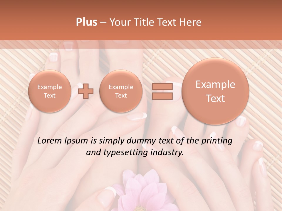 People Legs Pedicure PowerPoint Template