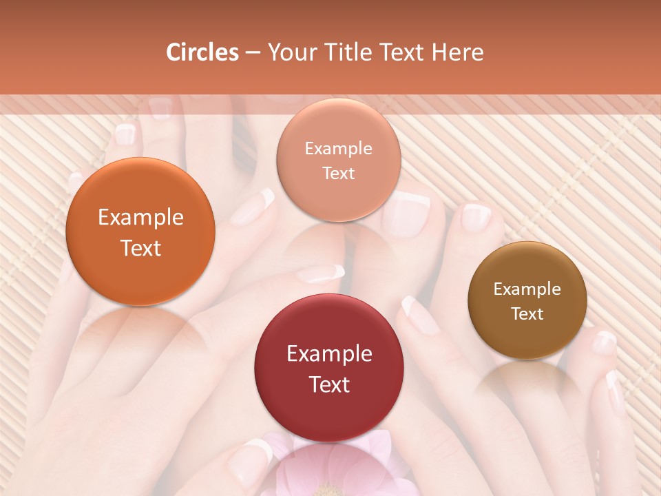 People Legs Pedicure PowerPoint Template