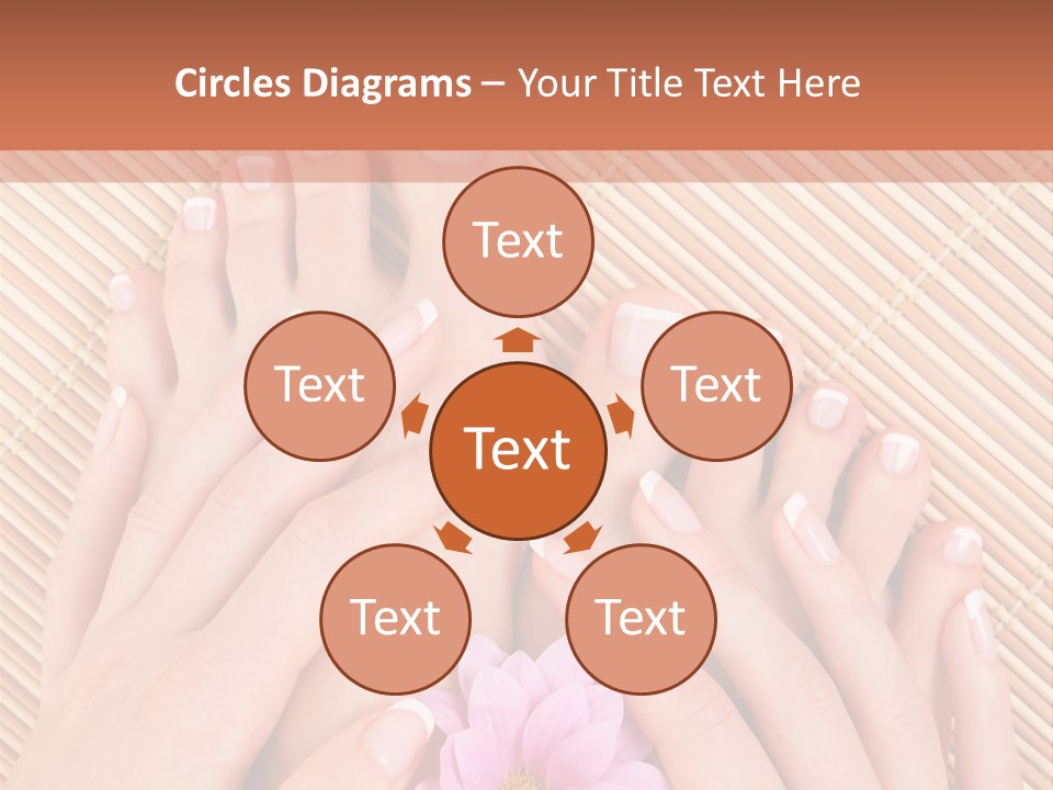 People Legs Pedicure PowerPoint Template