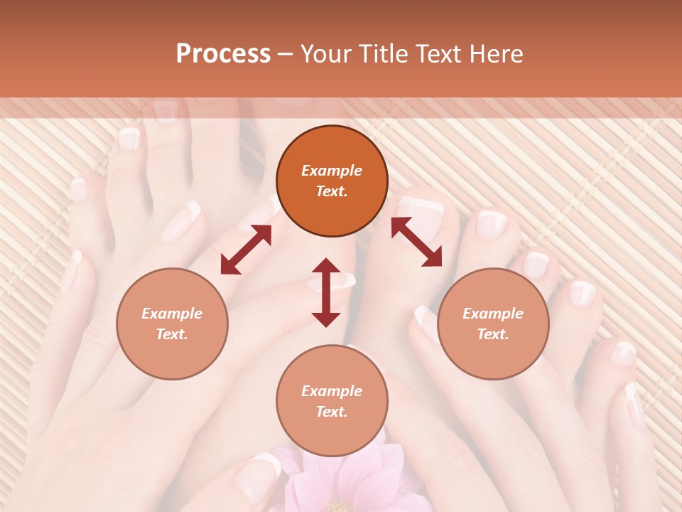People Legs Pedicure PowerPoint Template