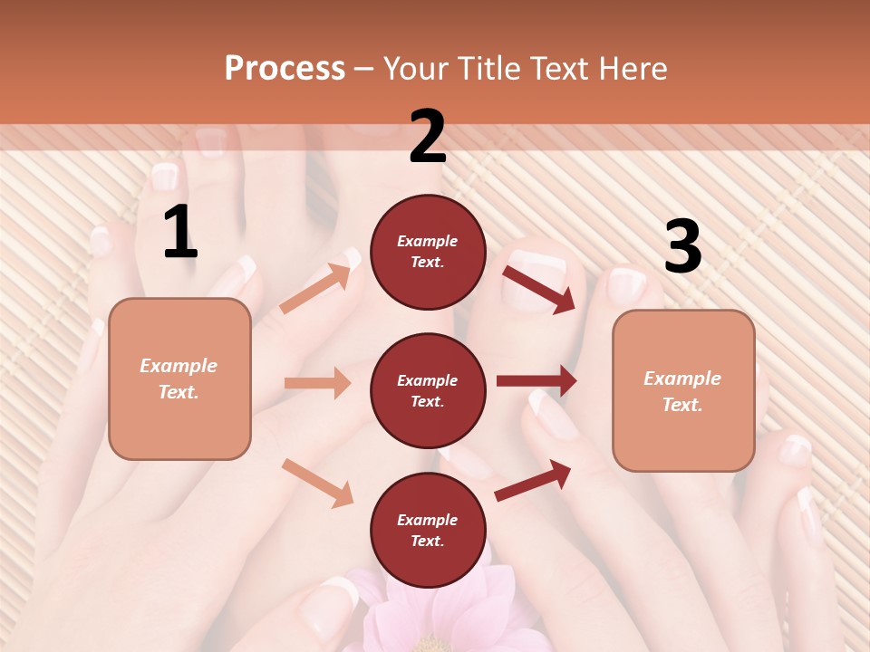 People Legs Pedicure PowerPoint Template