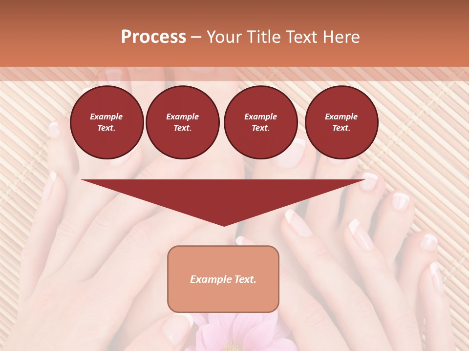 People Legs Pedicure PowerPoint Template