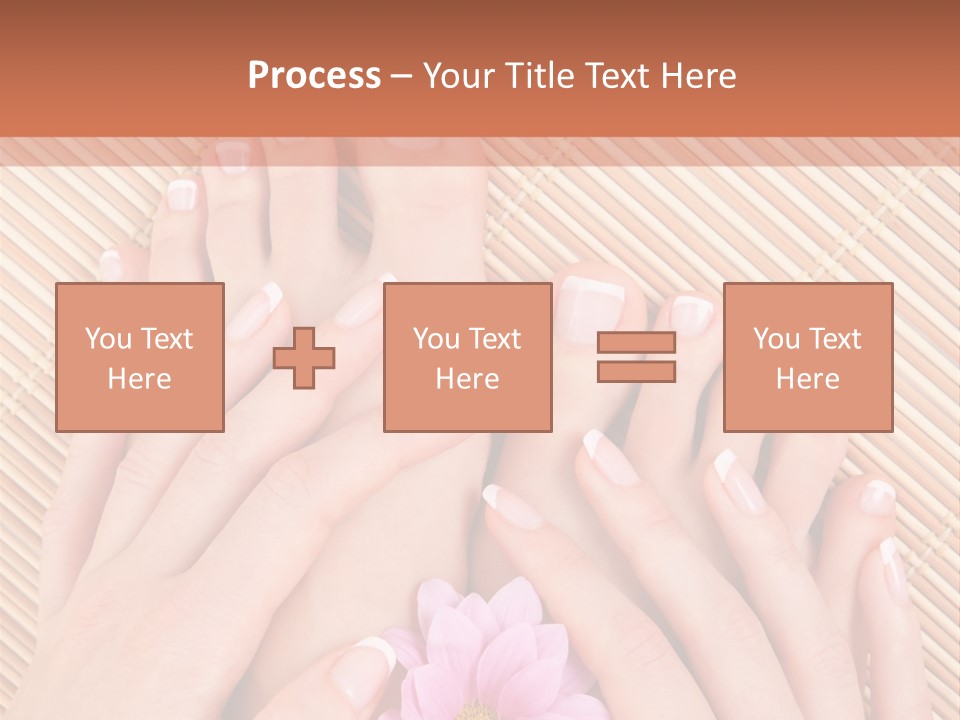 People Legs Pedicure PowerPoint Template